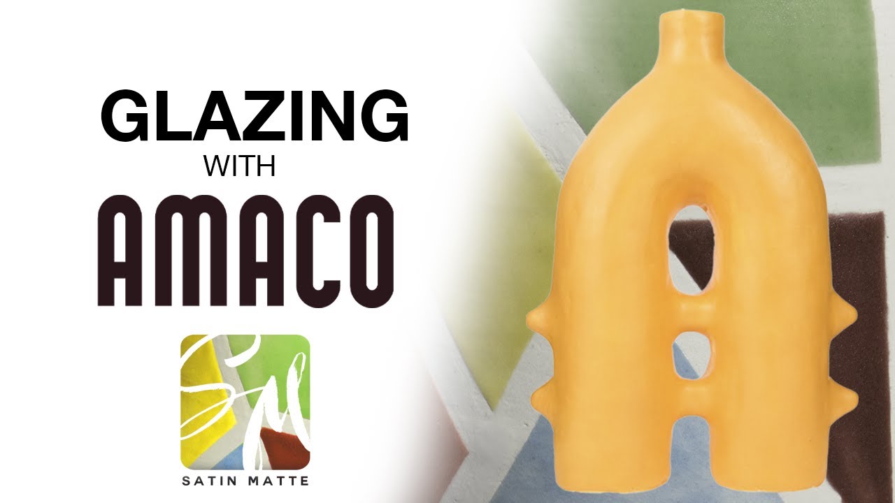 Glazing with Amaco: New Satin Mattes!