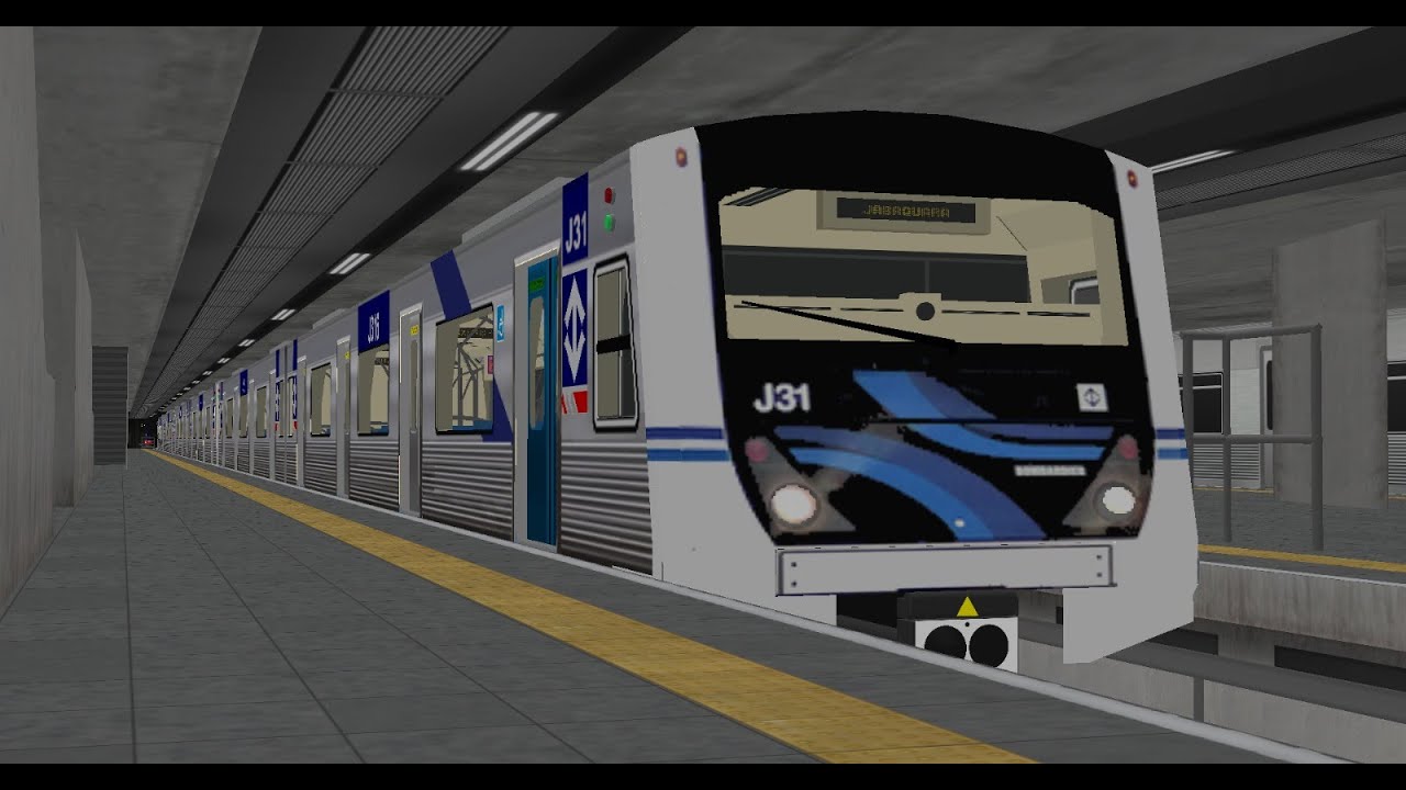 [Metr&ocirc; SP] Linha 1 Azul - Frota J | Tucuruvi &times; Luz [OpenBVE]
