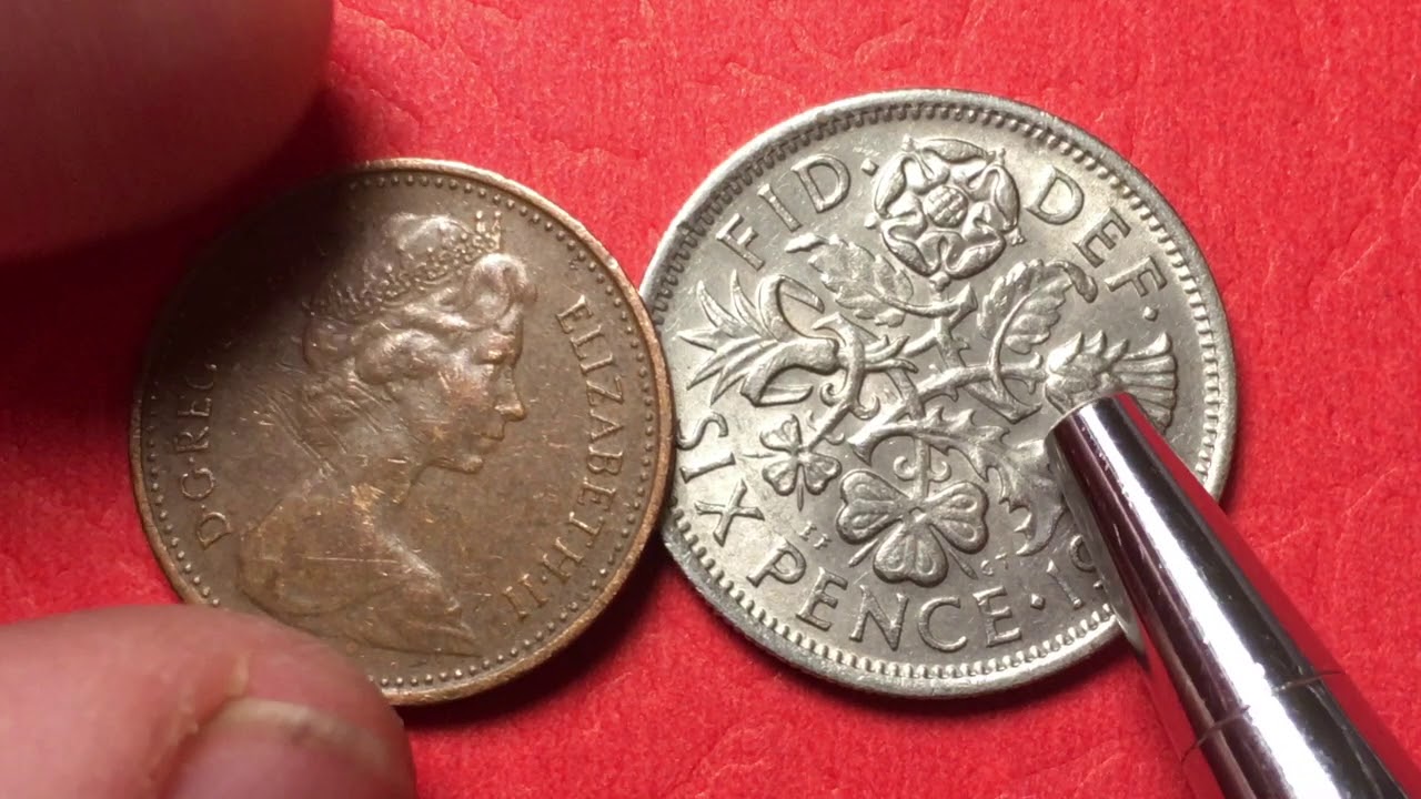 UK 5 Pence 1968 - Half (1/2) Penny 1971 Decimalizations New Coins