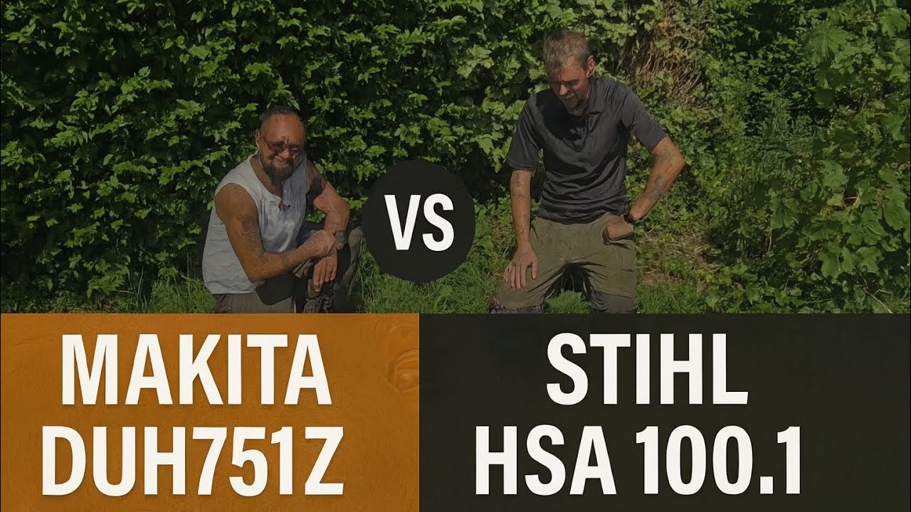 Comparing the Best Battery Hedge Trimmers. Stihl HSA 100.1 vs Makita DUH751Z! #makita #stihl #horts