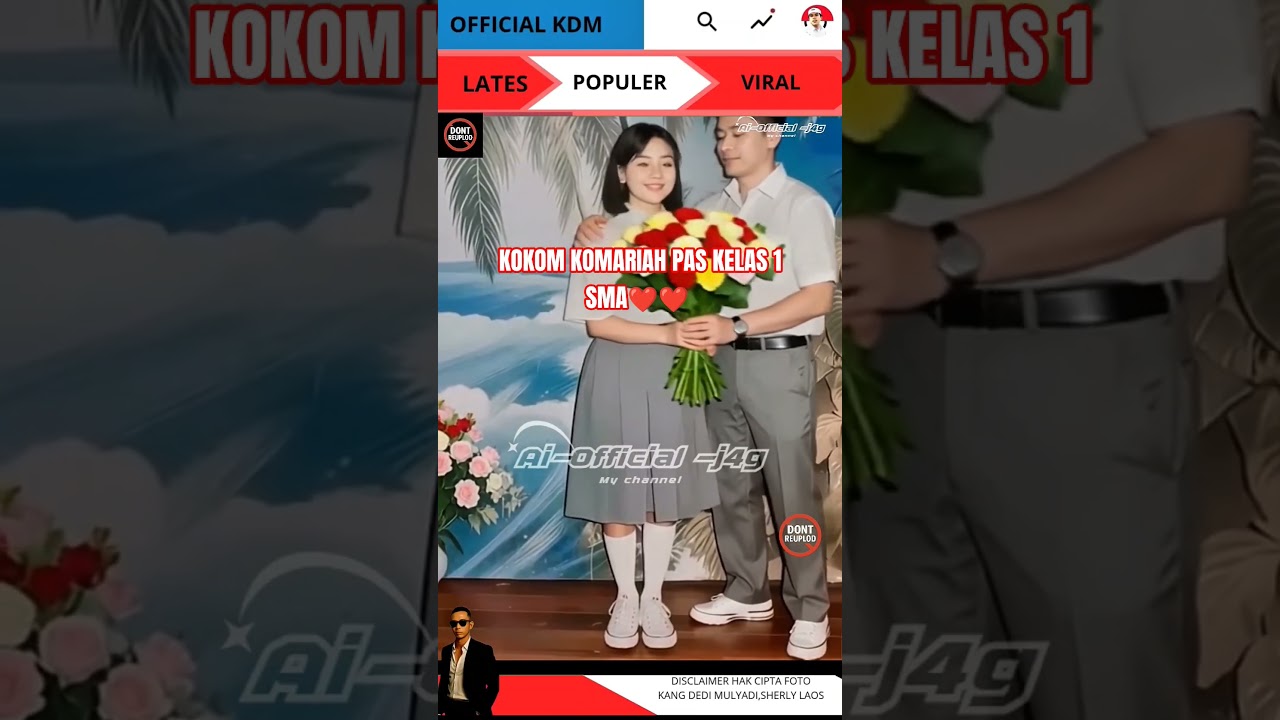 INI LAH FOTO KOKOM KOMARIAH PAS MASIH KELAS 1 SMA CANTIK BANGET!!
