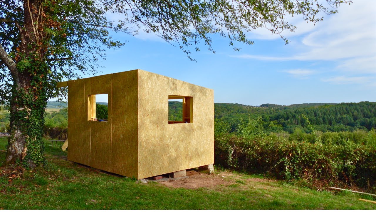 #52 A CABIN IS BORN – Off-Grid Cabin Wall Framing in the French Countryside