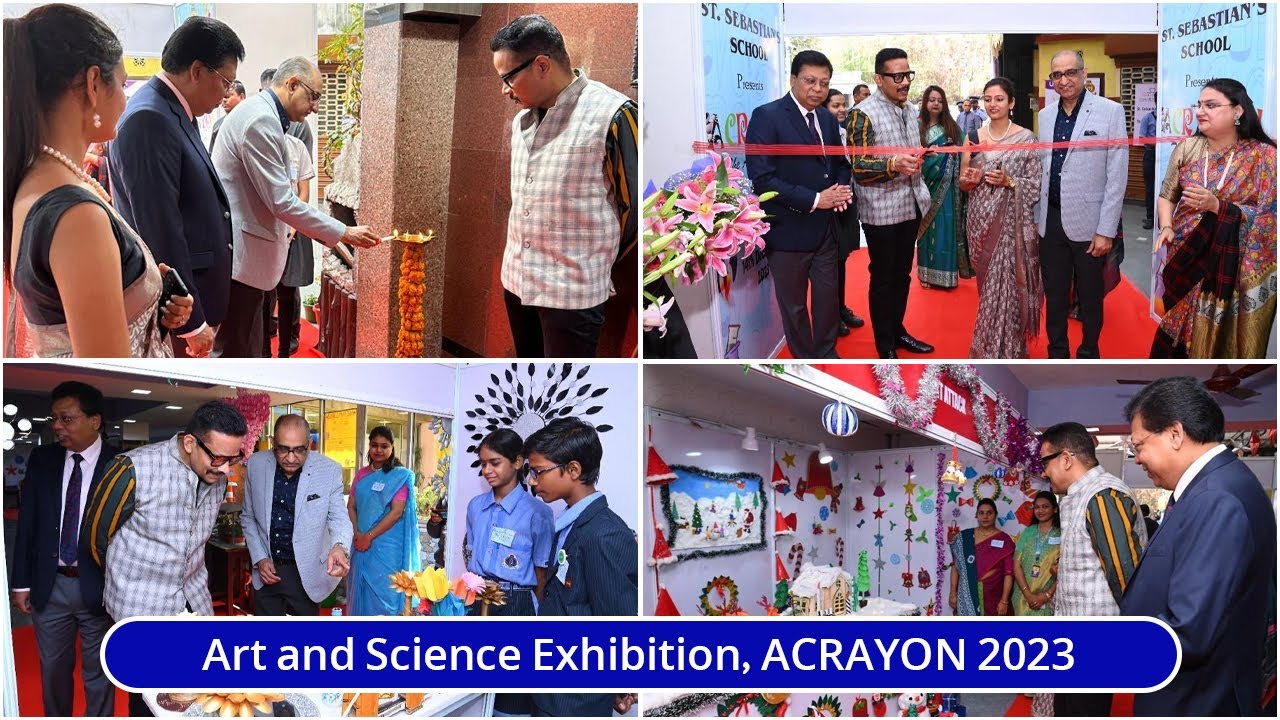 St Sebastian’s school inaugurated Art and Science Exhibition, ACRAYON 2023