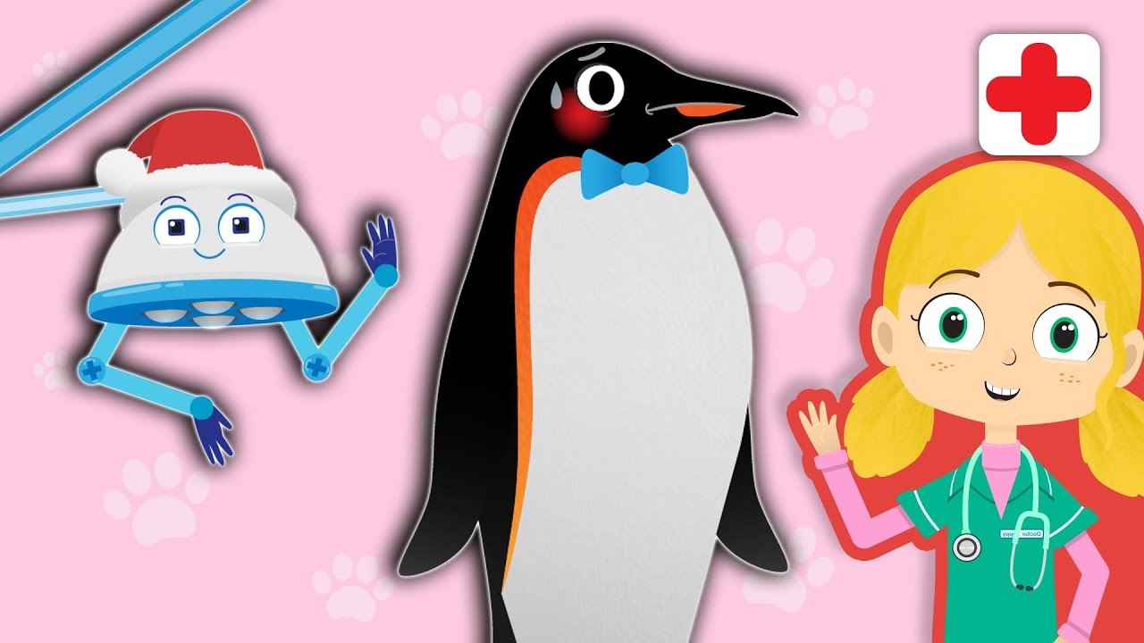 Chilly The Penguin Visits Dr Poppy's Pet Rescue | Christmas Animals For Toddlers