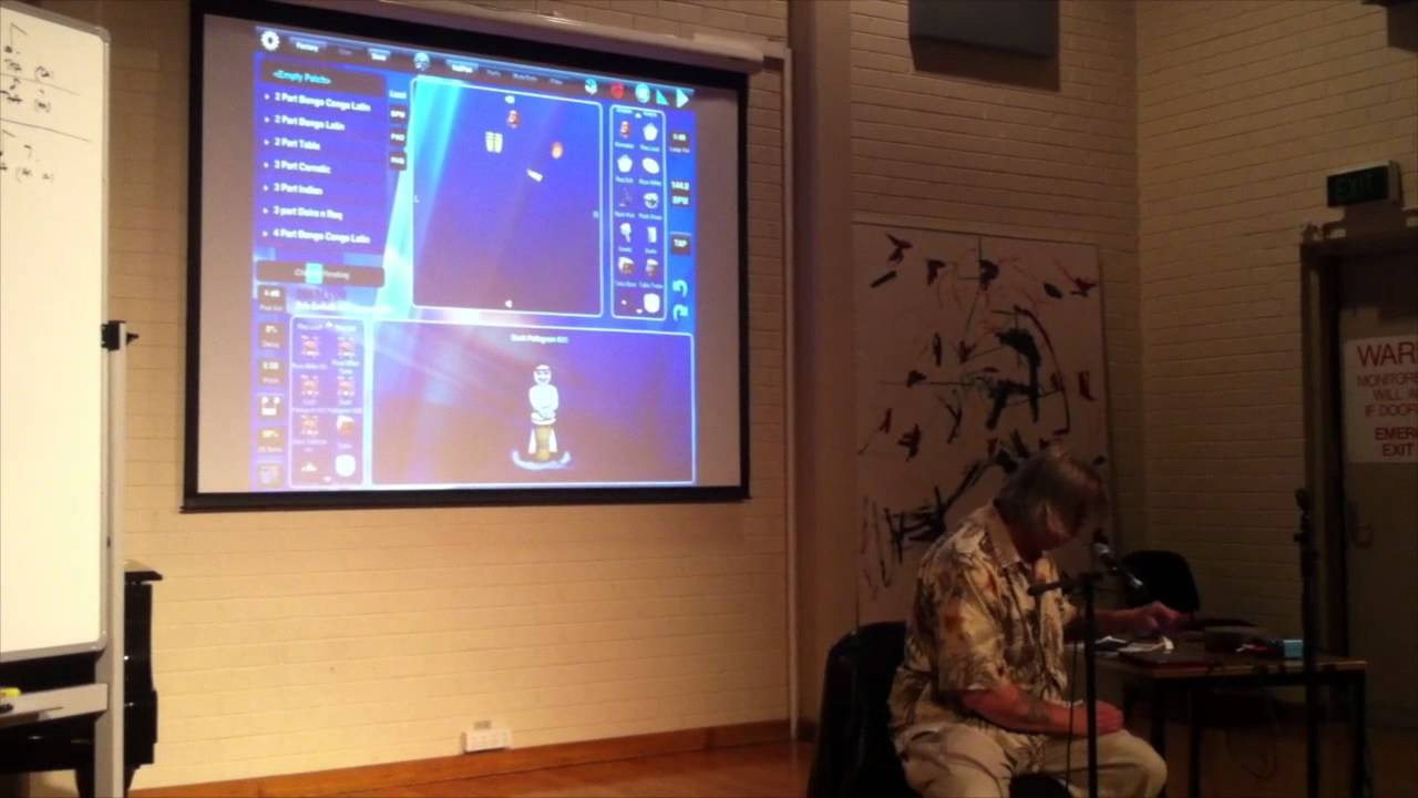 DrumJam APP at Melbourne University, Australia.
