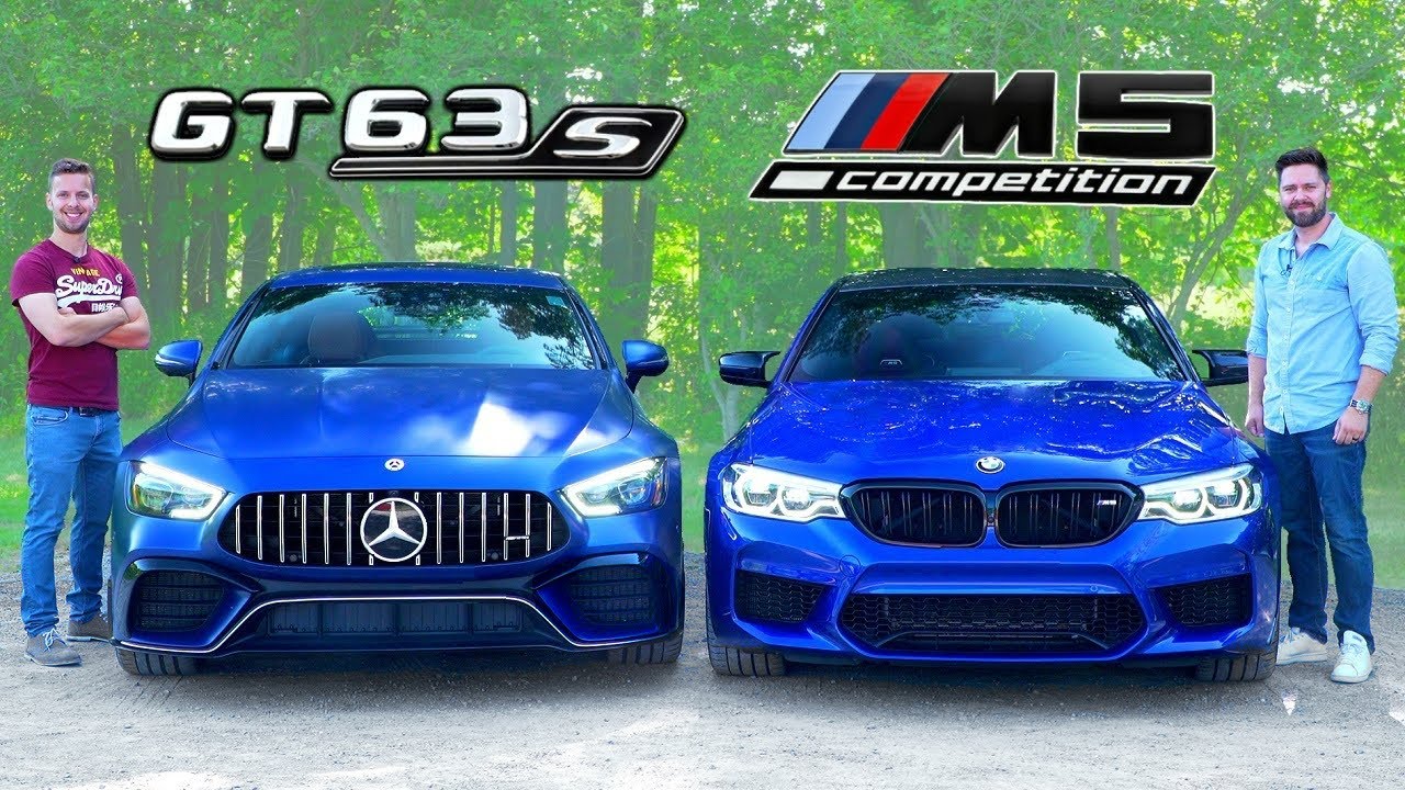 Mercedes-AMG GT 63 S 2019 года против BMW M5 Competition // Когда встречаются монстры