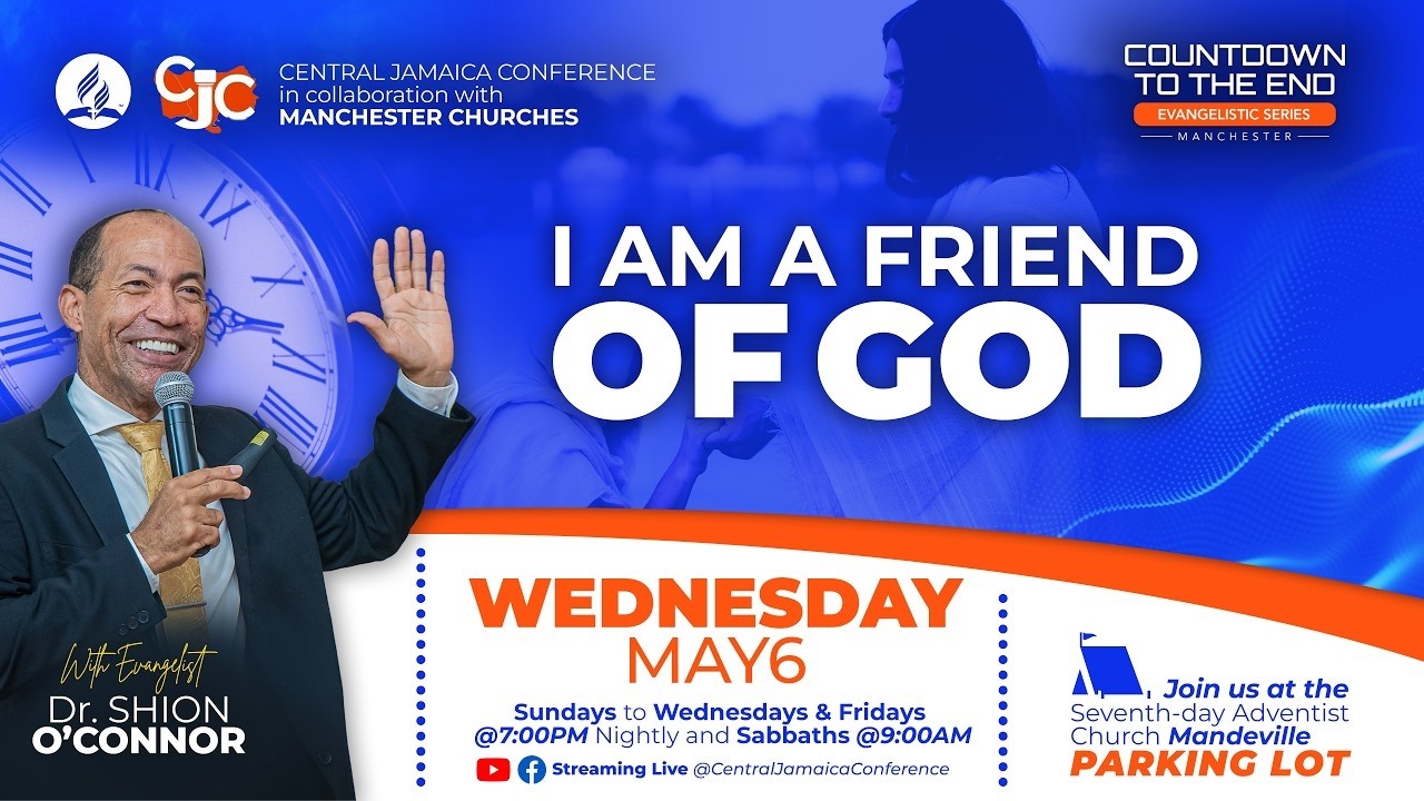 Wed. May 6, 2026 | Countdown to the End | Dr. Shion O'Connor | Sydenham SDA Online Church | 7:00 PM