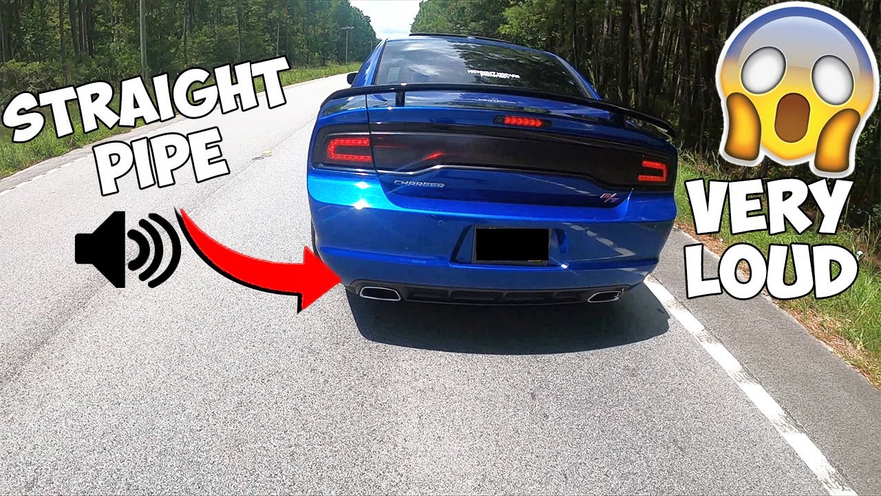 DODGE CHARGER RT STRAIGHT PIPE (LOUD)!!😲**Cold start, Revs, Fly-bys, & downshifts** #mopar #charger