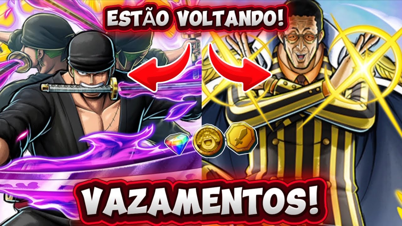 VAZOU TODOS OS BANNERS E EVENTOS QUE VIRÃO PRO ONE PIECE BOUNTY RUSH! ZORO E KIZARU EX VOLTANDO!
