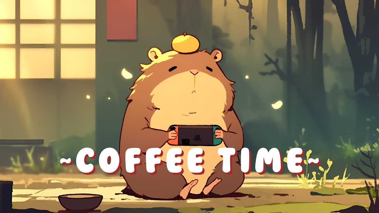 [60 Minutes] Capybara Beat Station - Cozy Japanese Lofi Mix ~ Peaceful Moments ~ 🦫 📝 | Study Aid