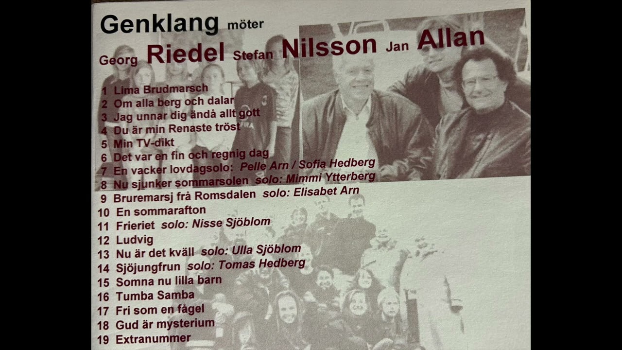 Genklang möter Riedel, Nilsson och Allan