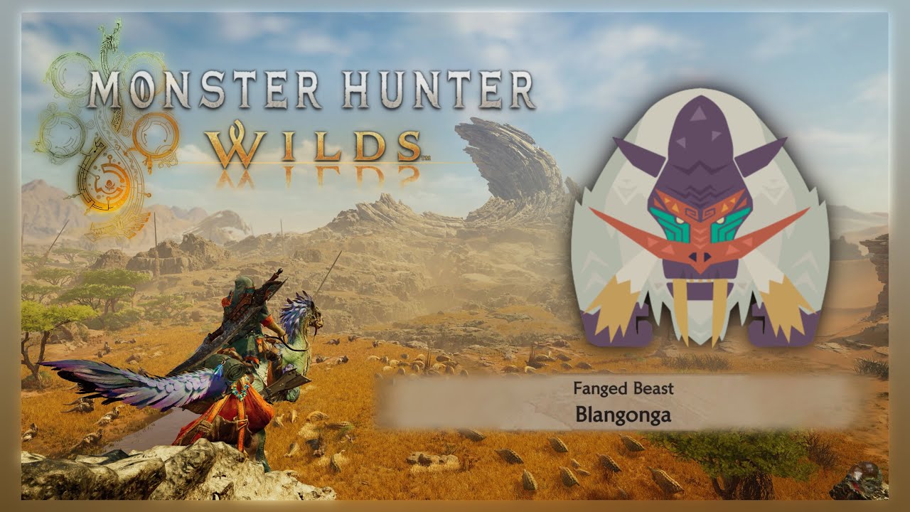 MONSTER HUNTER WILDS Blangonga Solo w/ Kitty Full Hunt