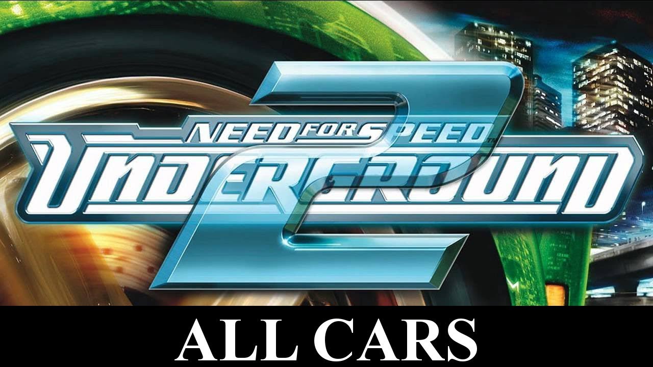 NFS Underground 2 Car List