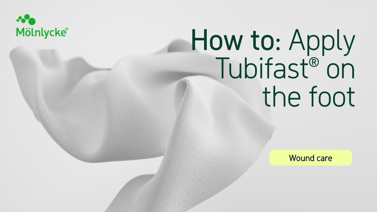 How to apply Tubifast on the foot – step-by-step guide