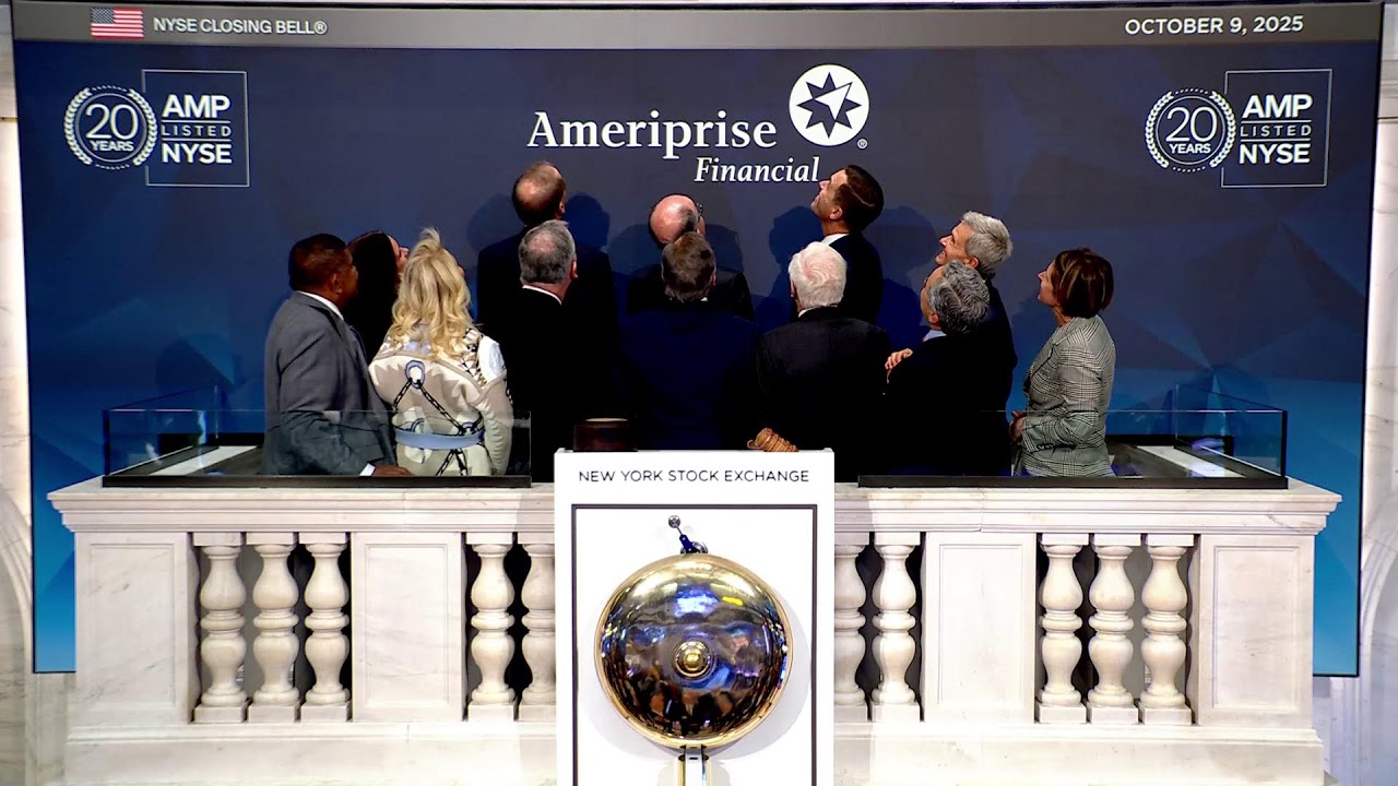 Ameriprise Financial, Inc. (NYSE: AMP) Rings The Closing Bell®