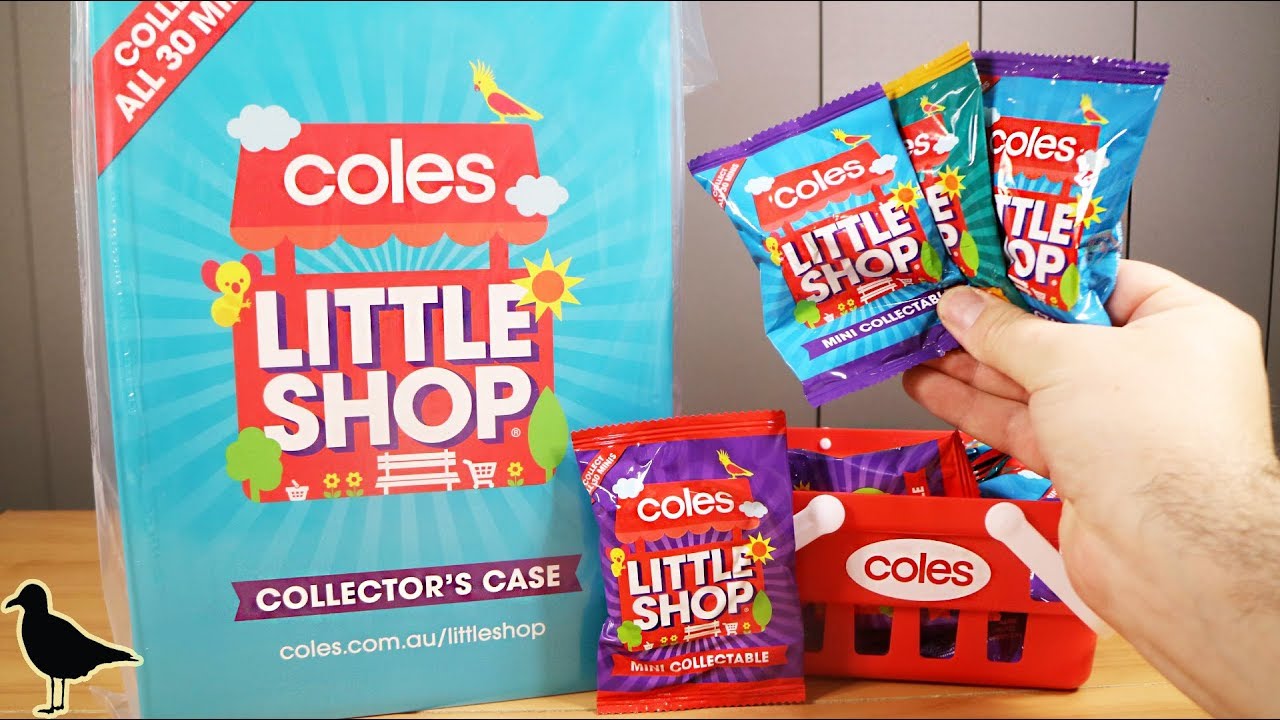 Coles Exclusive Little Shop Minis Opening + Collector's Case! Mini Food | Birdew Reviews