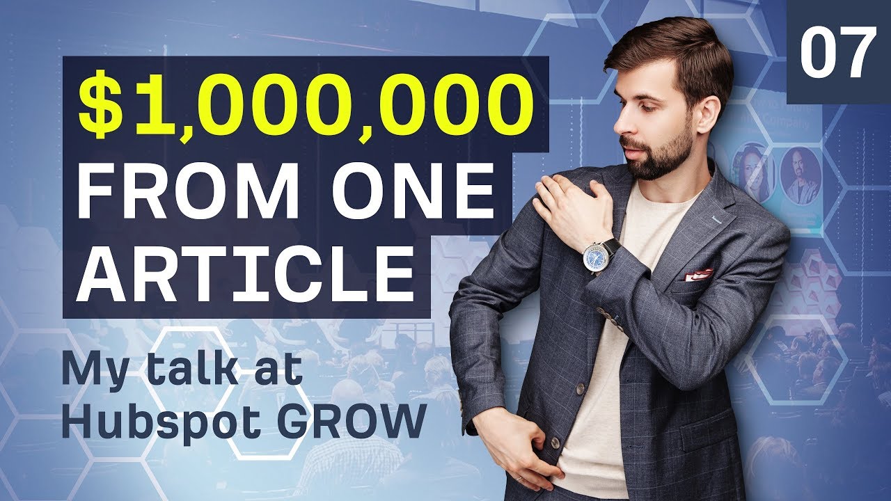 One Million Dollars From One Article