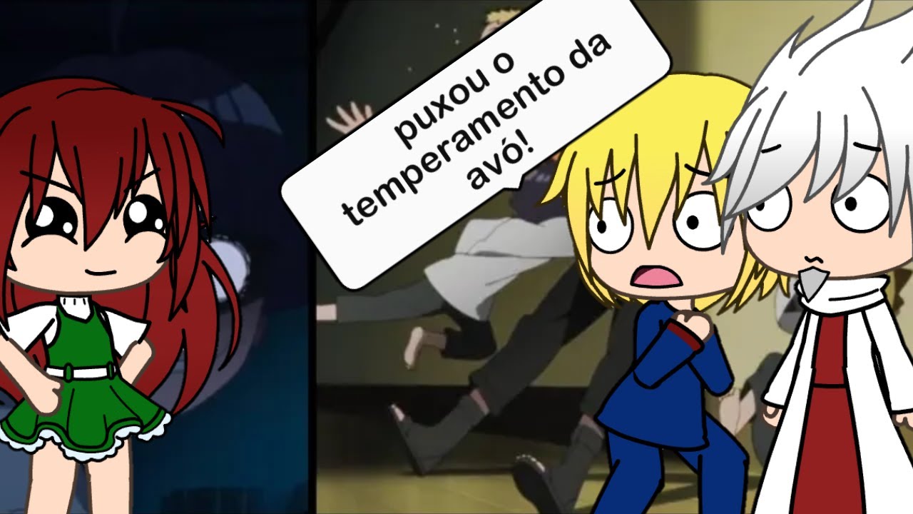 (REACT)MINATO KUSHINA E HIRUZEN REAGINDO AO HIMAWARI DESPERTA O BYAKUGAN E NOCALTEIA O NARUTO/GACHA/