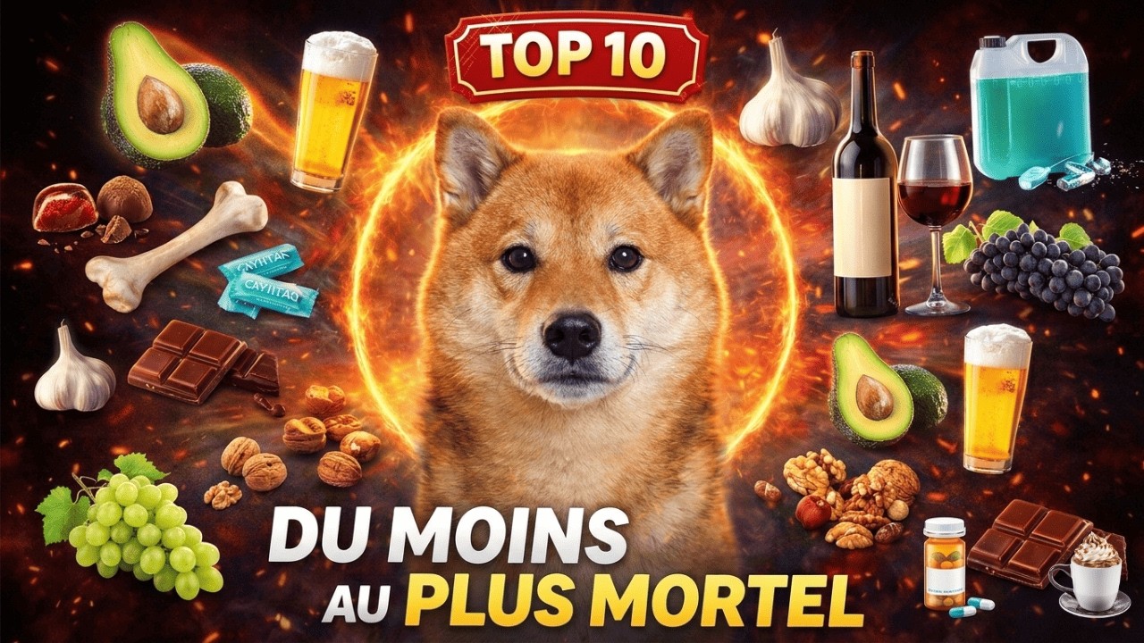 10 aliments qui peuvent TUER ton chien (le n°10 est méconnu)