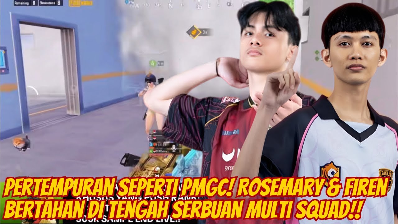 Gameplay Terseru Rosemary x Firen di UR‼️Saat Semua Squad Serbu Compound Mereka🥶😱
