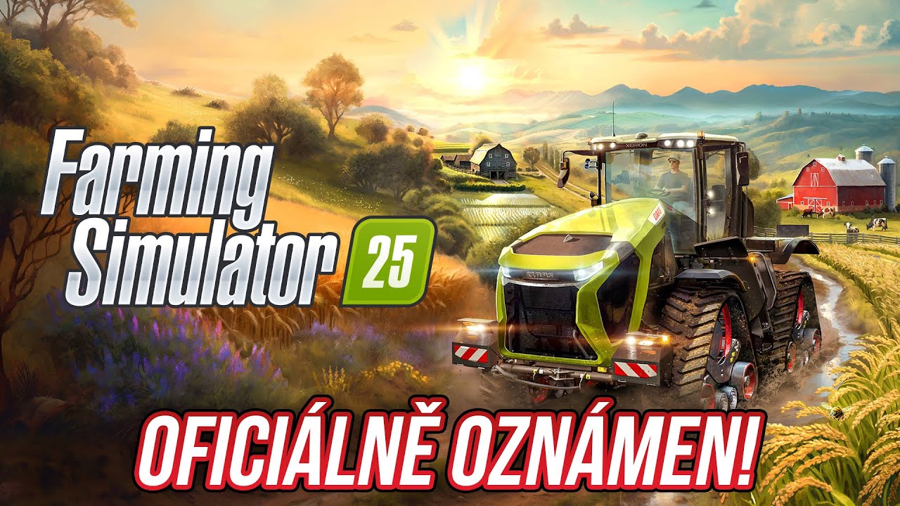 FARMING SIMULATOR 25 OFICIÁLNĚ OZNÁMEN! | Deformace terénu, rýže, nová zvířata, construction mise...