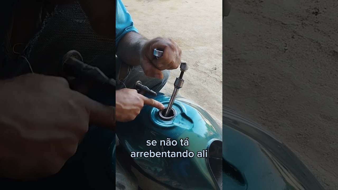 várias maneiras de DESAMASSAR tanque de moto