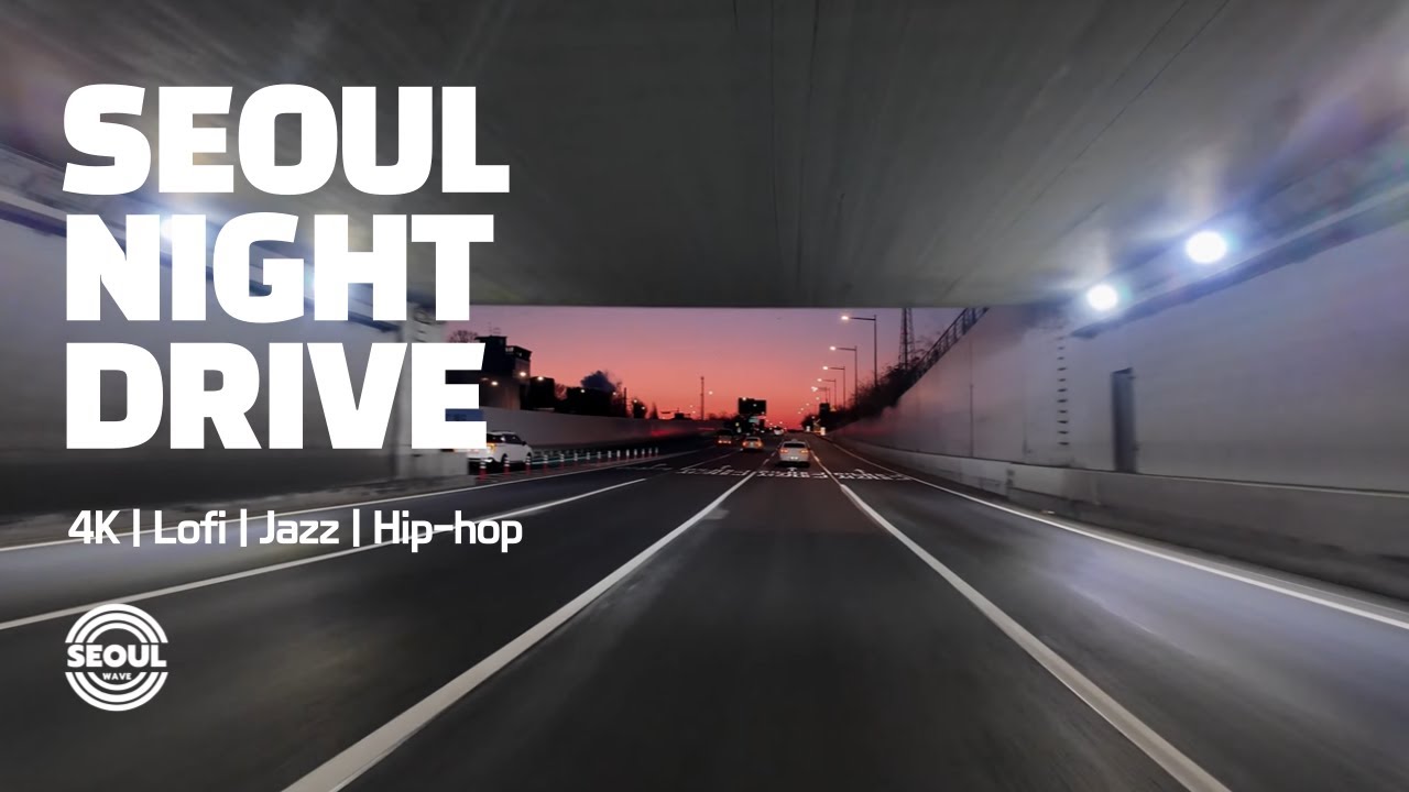 4K Sunrise Drive to Seoul's Gangbyeon Expressway / Lo-fi / Jazz / Hip-Hop