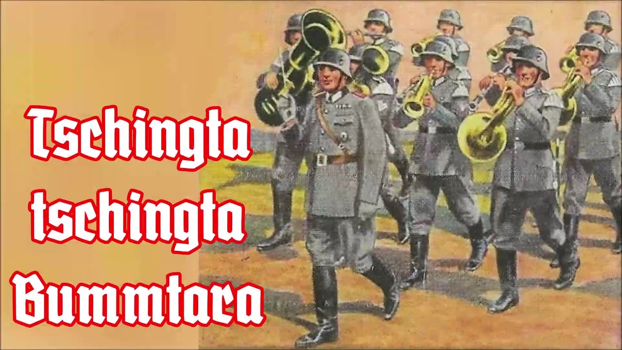 Tschingta, Tschingta, Bummtara - Marschlied/German Marching Song + English Translation