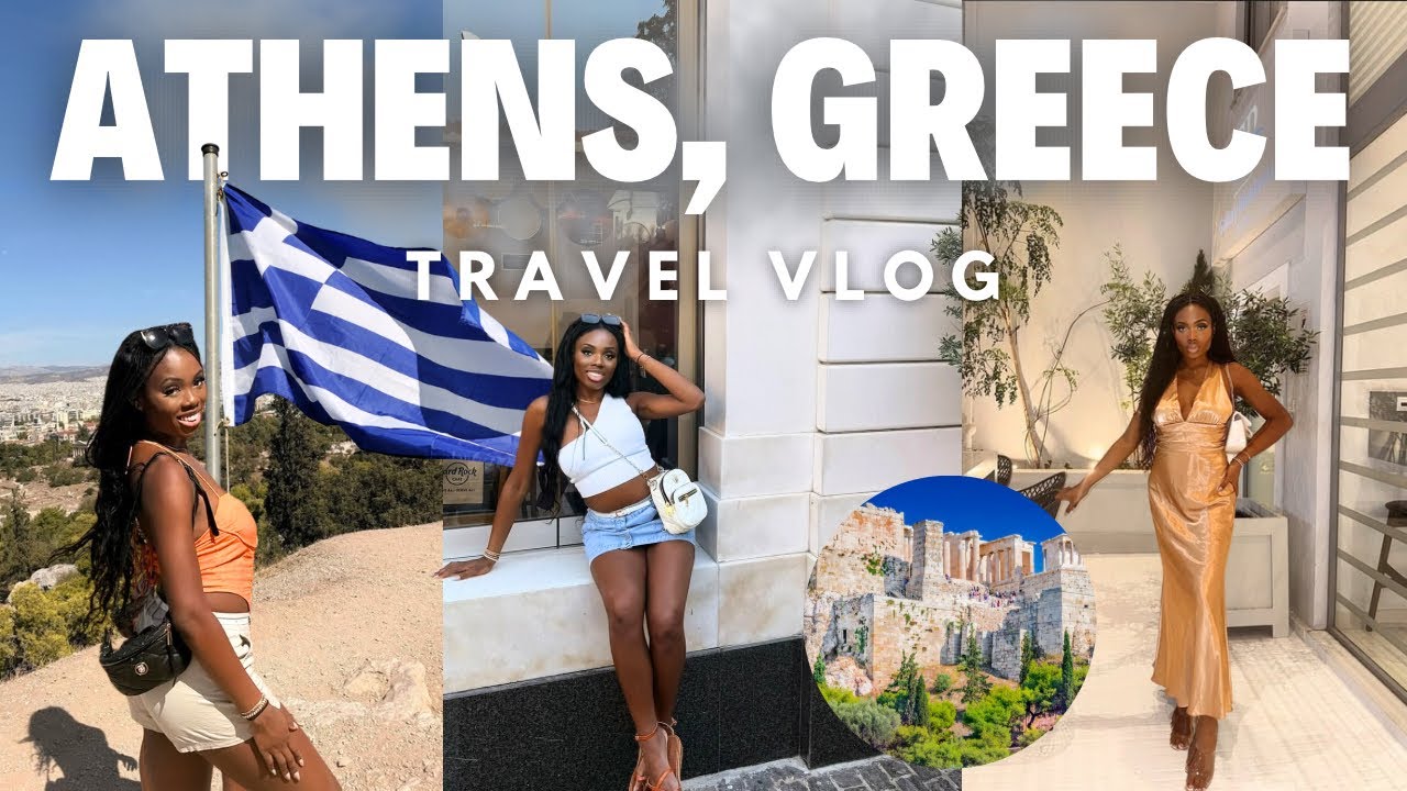 Athens, Greece Travel Vlog | Acropolis Views, O Thanasis Food, Shopping, Odeon Show & Beach Club