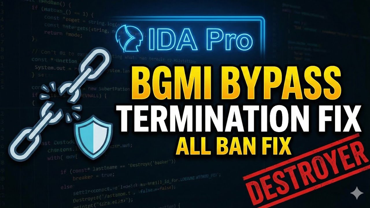 IDA PRO METHOD BYPASS MAKING ANY GAME ONLINE TERMINATION FIX ALL | 10 YEAR FIX IDA METHOD 