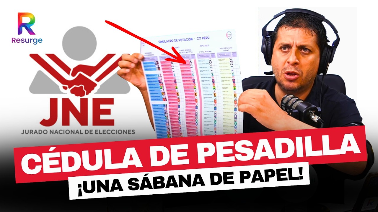 😱 NOS LLEGÓ LA CÉDULA DE VOTACIÓN 2026: ¡ES ENORME Y PELIGROSA! 🤯