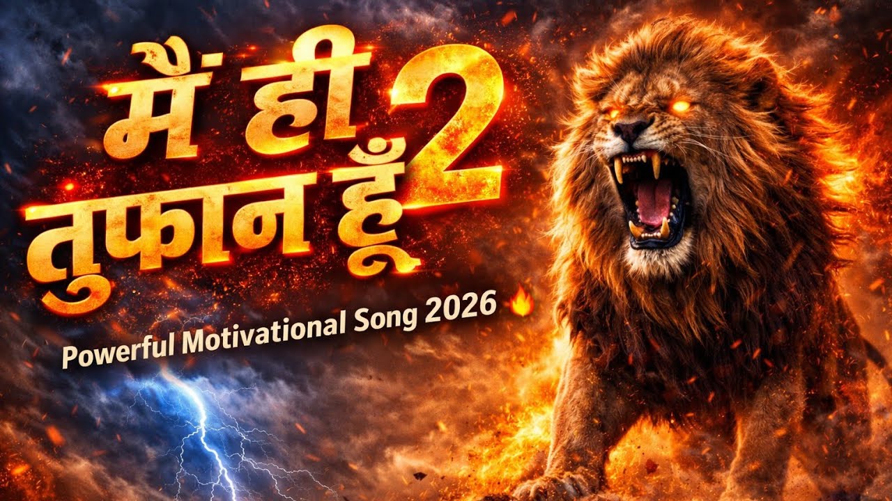 मैं ही तूफ़ान हूँ 2🔥 | Powerful Motivational Hindi Song 2026 | Motivation & Success