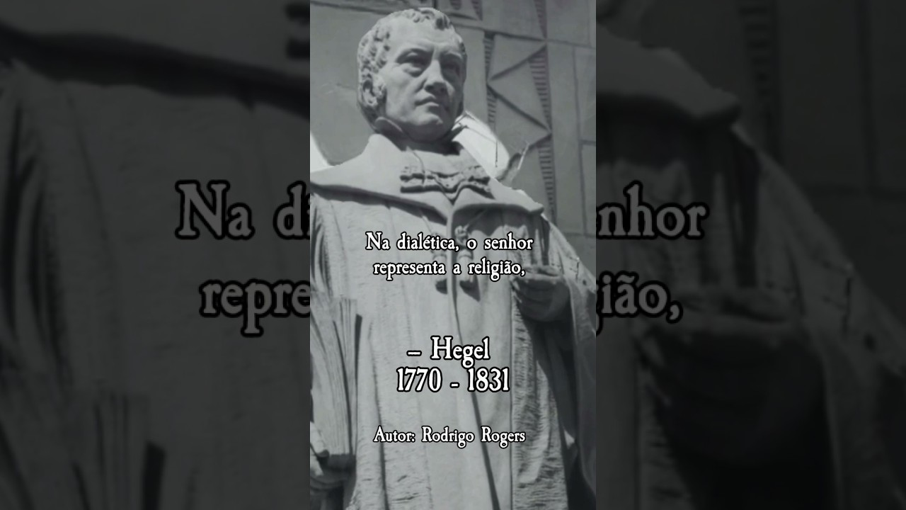 A DIAL&Eacute;TICA da ALIENA&Ccedil;&Atilde;O | Hegel
