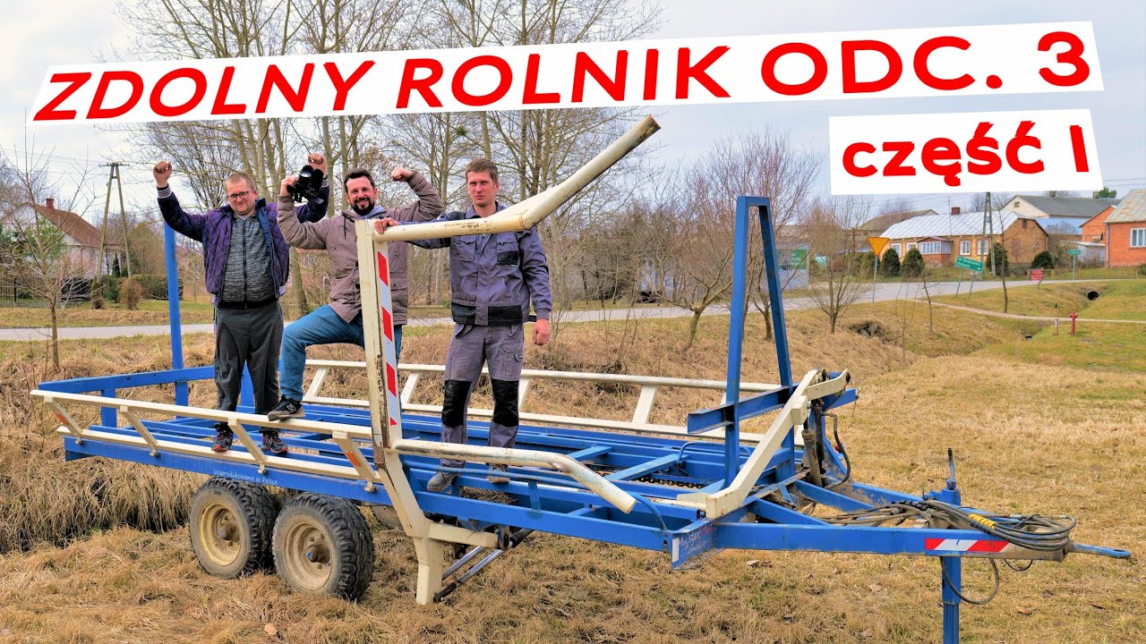 ZDOLNY ROLNIK DAMIAN odc.3 (cz.1) - Paszowóz, Pakowaczka Do Ziarna oraz Przyczepa Samozbierająca