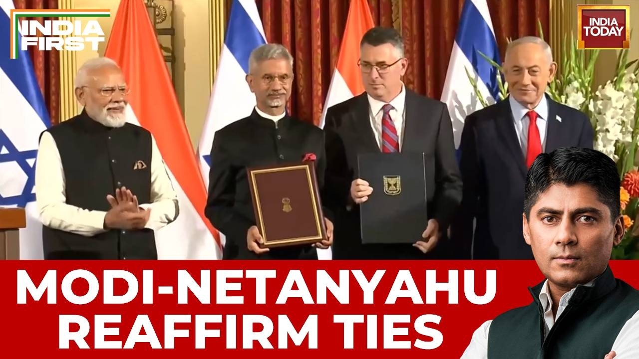 PM Modi-Netanyahu Meet: India-Israel Ties Elevated To Strategic Partnership | India-Israel MOUs