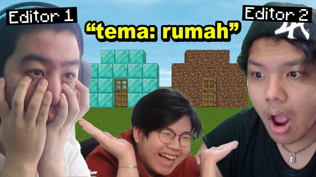 Gw Tanding Build Dua Editor di Minecraft, Yang Kalah Edit Video Ini Gratis