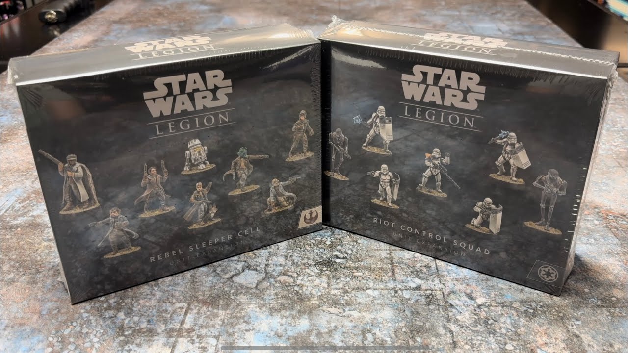 Star Wars Legion Unboxing: Riot and Sleeper Cell units