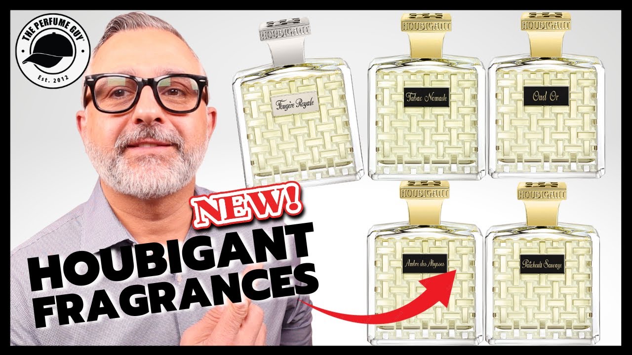New HOUBIGANT FRAGRANCES Anticipation Patchouli Sauvage, Tabac Nomade, Ambre des Abysses + Oud Or