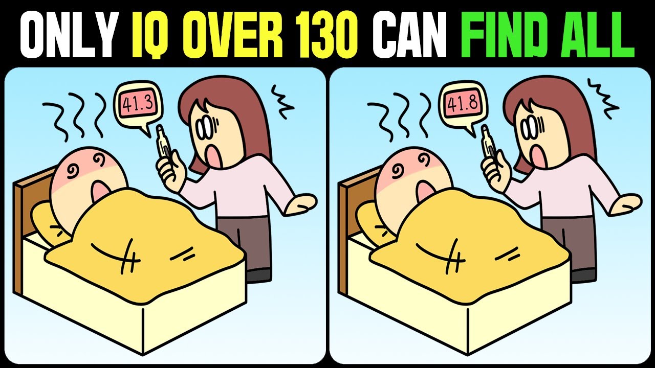 Spot The Difference : Only Genius Find Differences [ Find The Difference #332 ]
