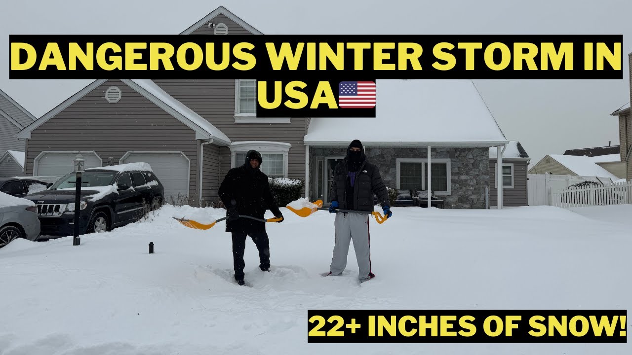 Dangerous Winter Storm in USA🇺🇸 || 22+ Inches of Snow (Record Breaking)