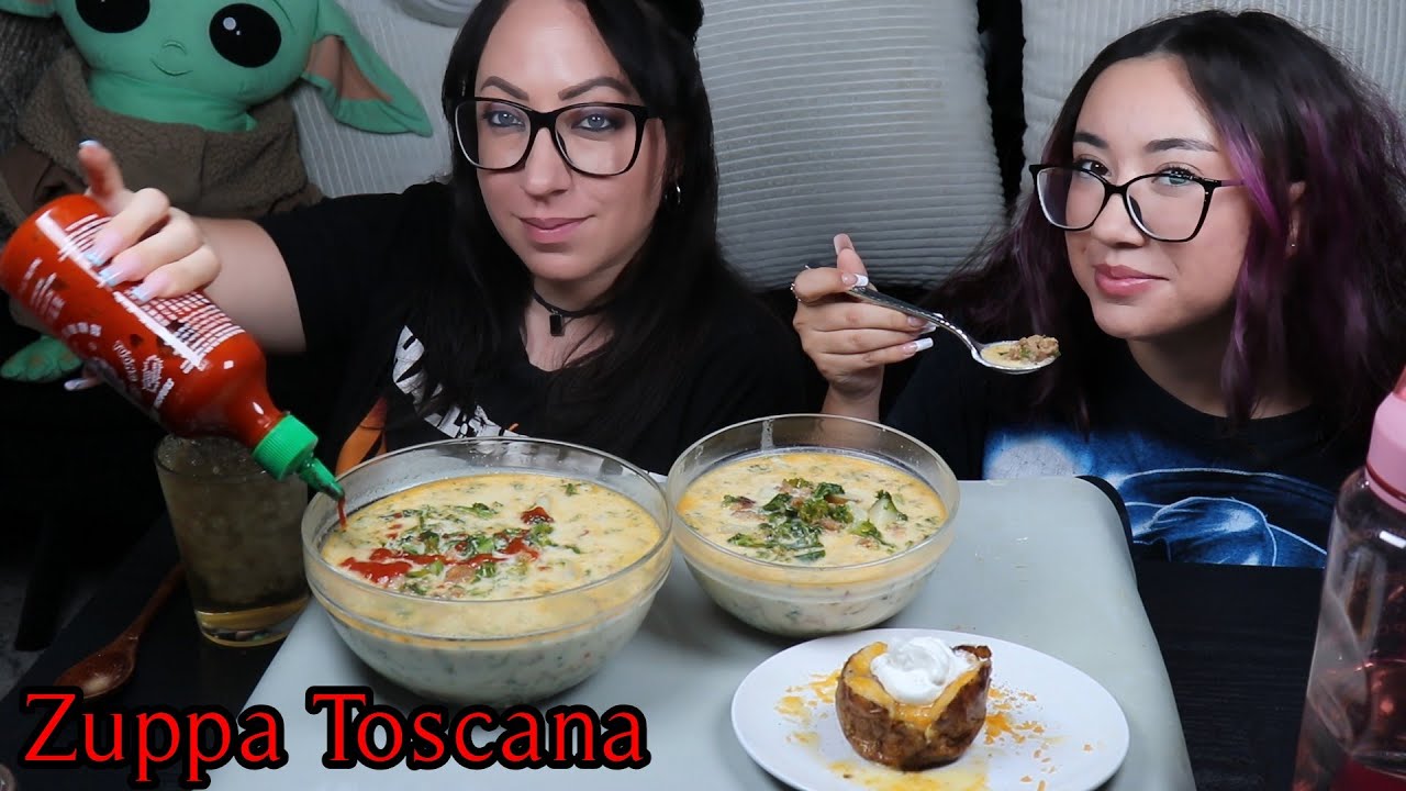 ZUPPA TOSCANA MUKBANG