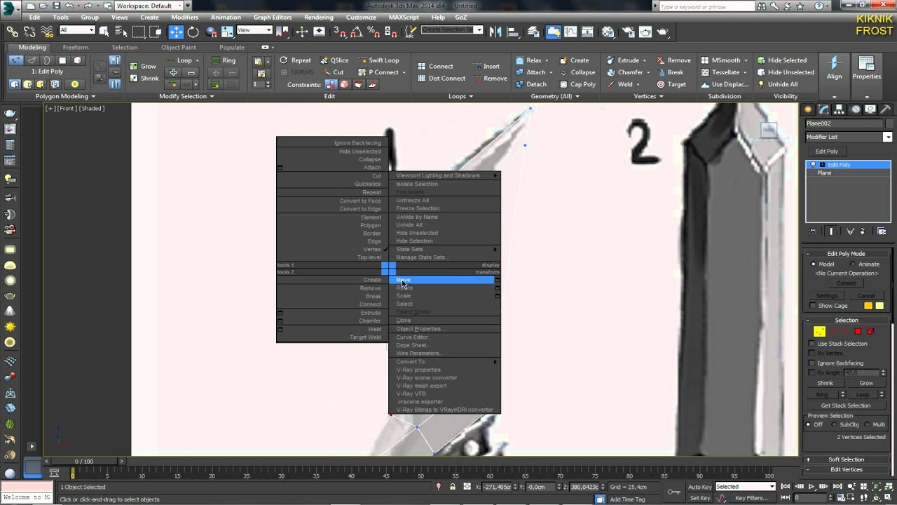 3D Max KF - №1 Моделирование, приемы и настройки.