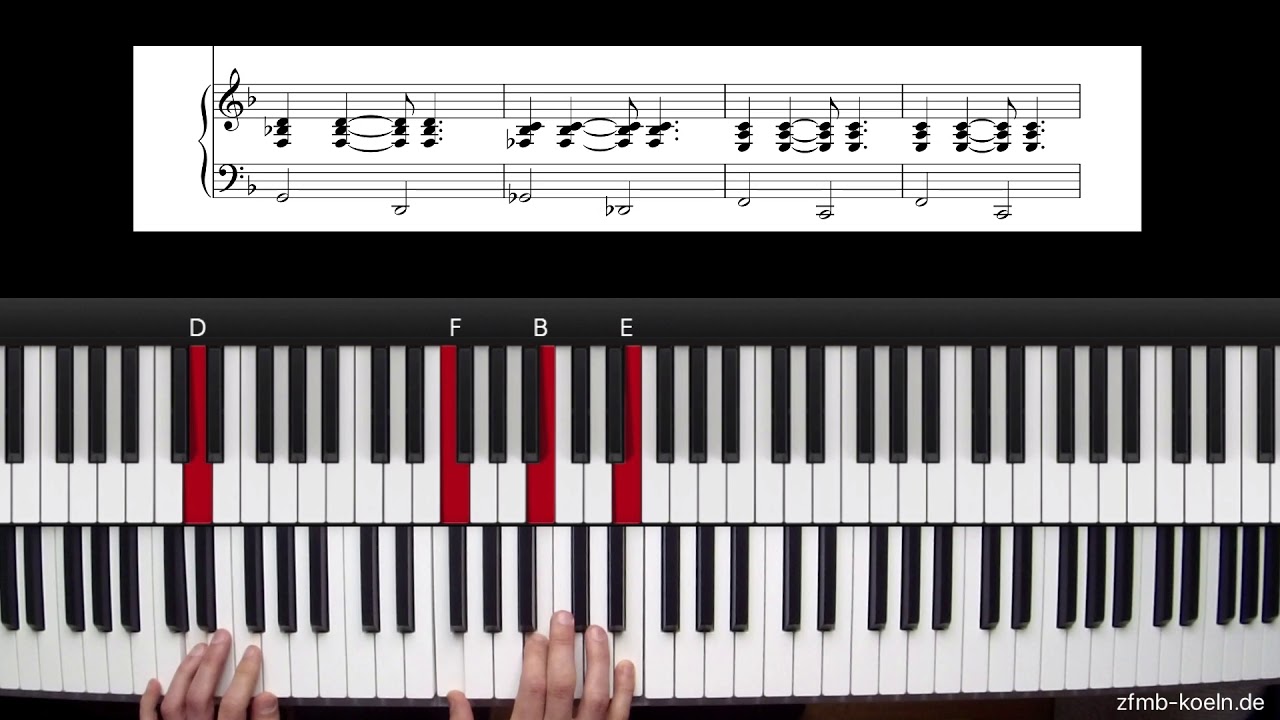 ZfMB Piano Tutorial | Bossa 1