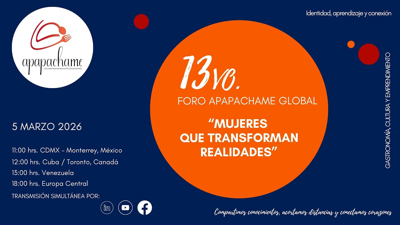 13vo. Foro Virtual Apapachame Global 