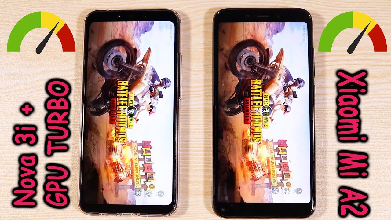 Huawei Nova 3i(GPU Turbo Update) Vs Mi A2 Speed Test, Pubg, Mobile Legends