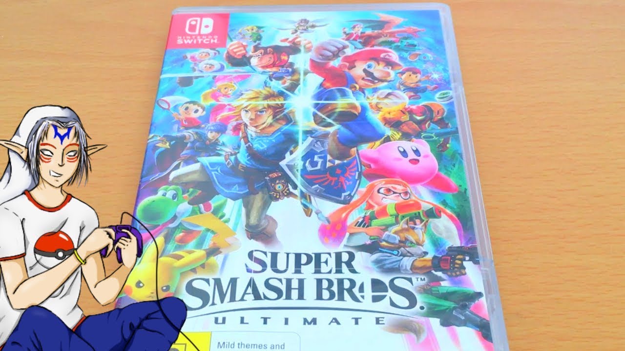 Super Smash Bros Ultimate (Nintendo Switch) Unboxing