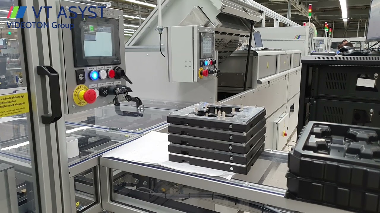 Hot-, cold- and functional tester and marking equipment in installation phase