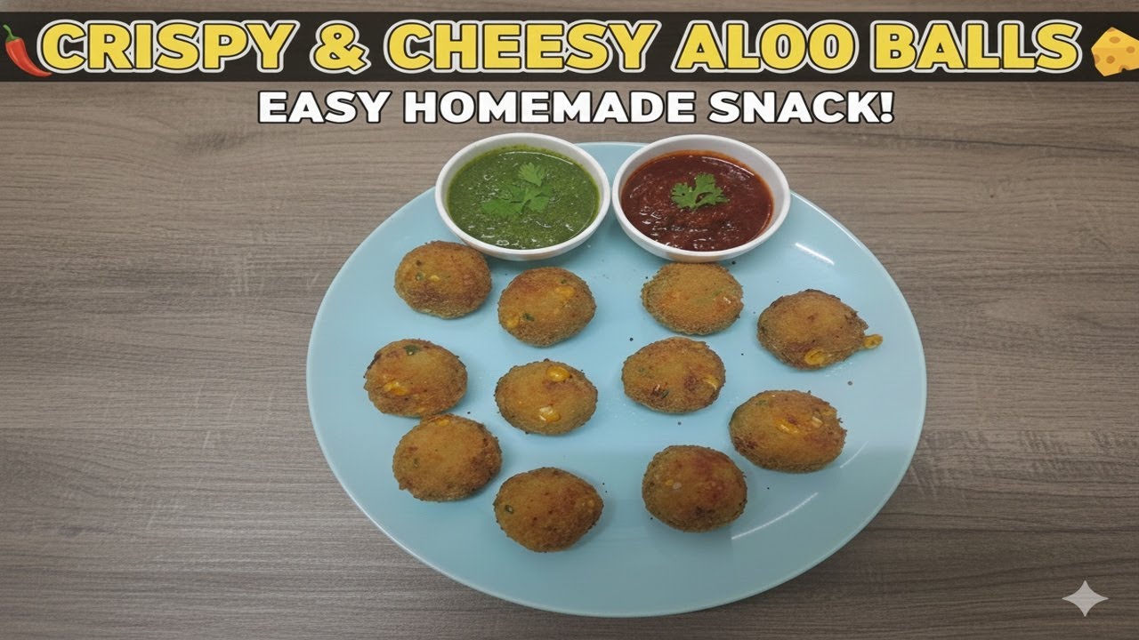 Super Crispy Cheese Balls – Easy Tea-Time Snack!