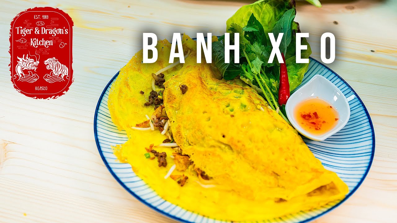 Banh Xeo - Vietnamesischer Pfannkuchen by Tiger & Dragon's Kitchen