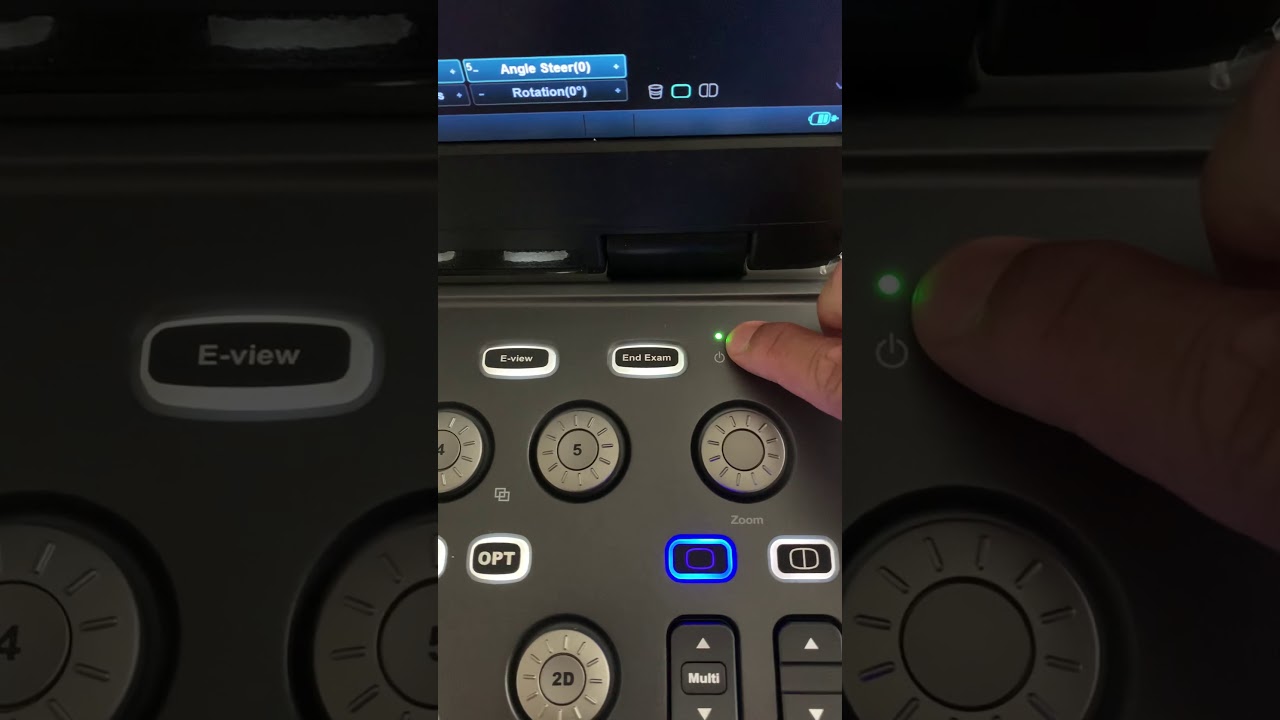 Alpinion Ecube i7 - power supply and battery lights